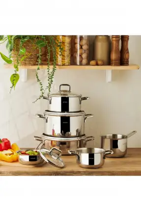 Emsan Cocinero 10 Parça Çelik Çeyiz Seti 600.15.01.2573