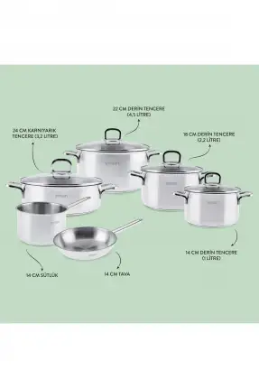 Emsan Cocinero 10 Parça Çelik Çeyiz Seti 600.15.01.2573