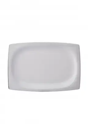 Emsan Zencerek Fine Bone 60 Parça 12 Kişilik Kare Yemek Takımı Beyaz