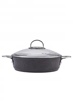 Emsan İndüksiyon Tabanlı Nostalji 7 Parça Granit Tencere Seti Siyah