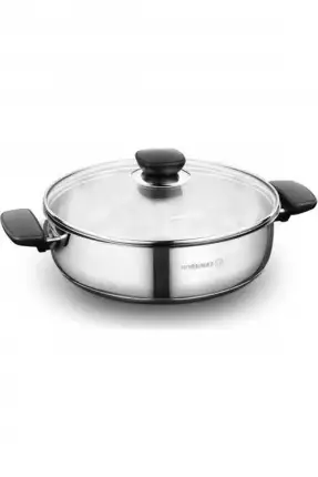 Korkmaz A1690-1 Kappa Kısa Tencere 24X6,5