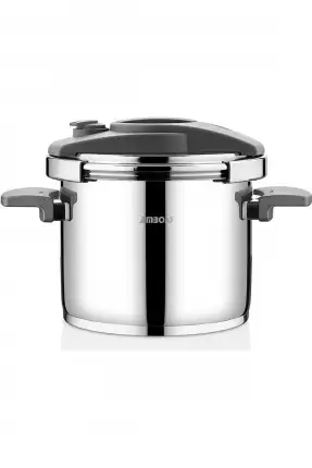 Amboss 18 Parça Enio Paslanmaz Çelik Tencere Çeyiz Seti - Gri