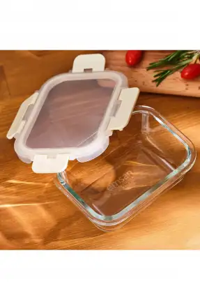 Emsan Soft 370 ml Borosilikat Saklama Kabı