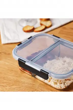 Emsan Twin 1360 ml Borosilikat Saklama Kabı