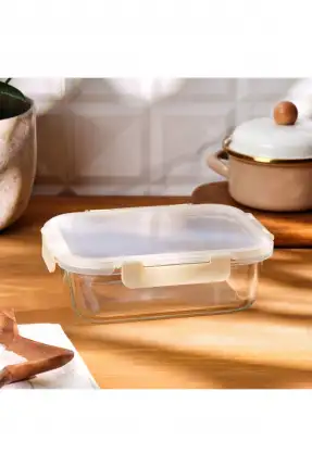 Emsan Soft 1050 ml Borosilikat Saklama Kabı