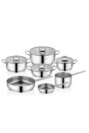 Arow Argos 11 Parça Çelik Tencere Seti - TR-4349