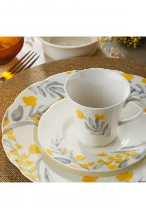 Kütahya Porselen Bone Olympos 28 Parça Kahvaltı Takimi-BNOLY28Kh42011412