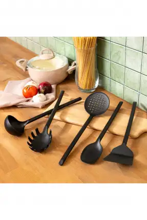 Emsan Fiesta 5 Parça Servis Seti - Siyah