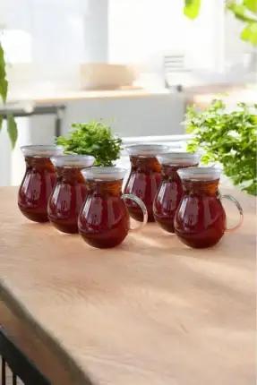 Sufra Keyfi Ala Borosilikat 6li Çay Bardağı