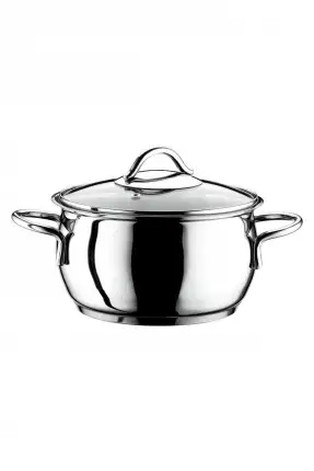 Evimsaray Şevval 18x10 cm Güveç Çelik Tencere - S-1241