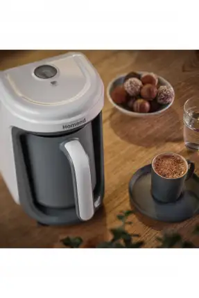 Homend Pottoman 1840H Türk Kahve Makinesi Krem