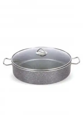 FMS Granit Endüstriyel 34 No Basık Tencere Gri - G2006