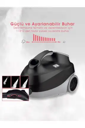 Pirantech CB-107C Çok Fonksiyonlu Buharlı Temizlik Makinası - Buharlı Temizleyici