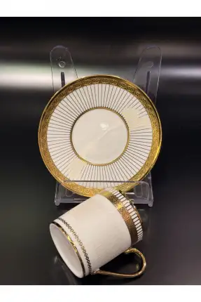 Kosova Rsy-215 90CC(Kaitlyn) 6LI Fincan Takımı Gold