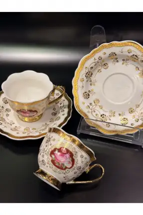 Sembol Elegant Kahve Fincan Takımı Gold