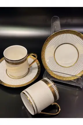 Kosova Rsy-215 90CC(Kaitlyn) 6LI Fincan Takımı Gold