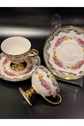 Kosova İst-170 90cc 6Lı Ayaklı Fincan(Drew) Gold