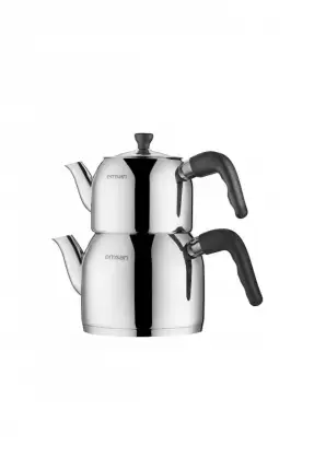 Emsan Amelia Midi Çaydanlık Takımı Siyah 1.00 - 2.00 LT