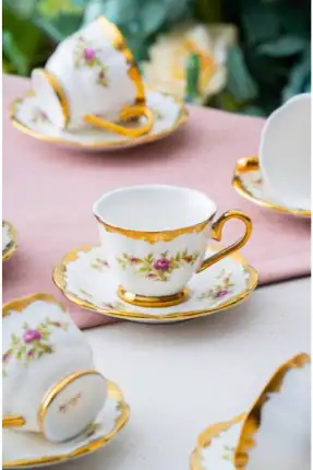 Acar Edoril 6 Kişilik Kahve Fincanı Takımı - 90 ml