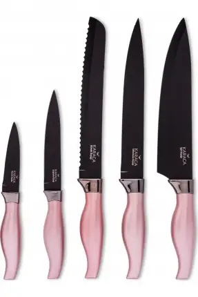 Karaca Rosegold 6 Parça Standlı Bıçak Seti