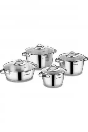 Korkmaz Stara 8 Parça Tencere Seti