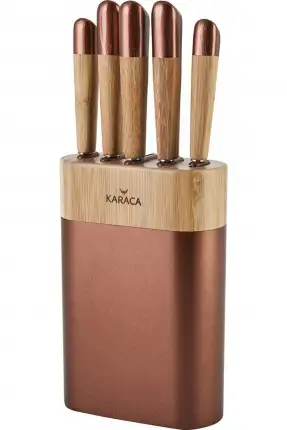 Karaca Maple Rosegold 6 Parça Bıçak Seti