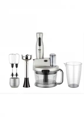 Fakir Mr Chef Quadro Silver Stone Blender Set