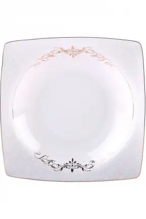 Emsan Fine Bone Lorella Gold 61 Parça 12 Kişilik Yemek Takımı