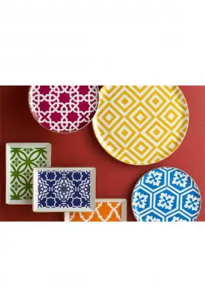 Porland Morocco Karma Renk 24 Parça 6 Kişilik Yemek Takımı