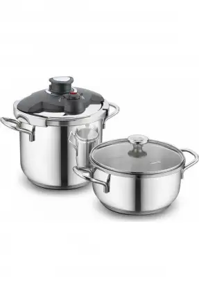 Korkmaz A171 Alia 4 Parça Düdüklü Tencere Seti