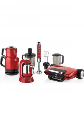 Korkmaz A1815 Kırmızı 14 Parça Elektro Set