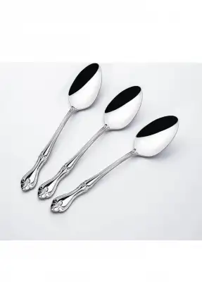 Nehir Lalezar Sade 12'li Tatlı Kaşık Takımı