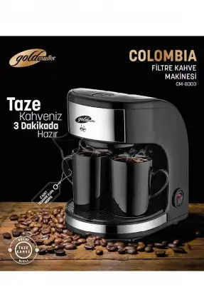 Goldmaster Colombia By 4303 Fitre Kahve Makinesi