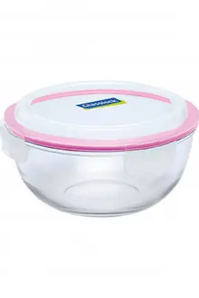 Glasslock Yuvarlak Cam Saklama Kabı 1000 ml