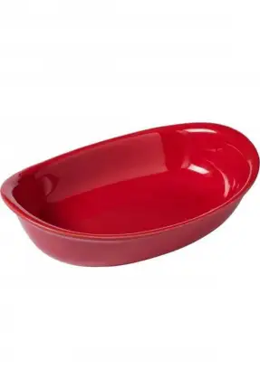 Pyrex SU31OR5/7046 Oval Fırın Kabı Kırmızı 31 cm