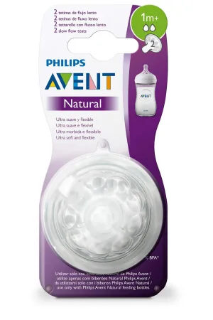 Philips Avent Natural Biberon Emziği +1 Ay 2li