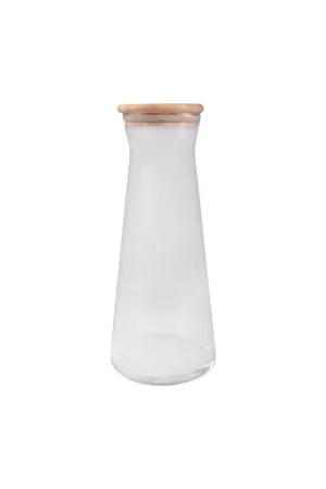 Bambu Kapaklı Lale Cam Karaf 1.2 Lt