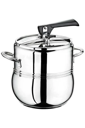 Oms 5104 2 Parça Klasik Güveç Düdüklü Tencere 22 Cm 9 Litre Sade