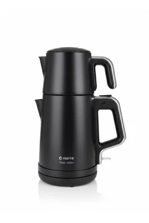 Narte Taste Series 2200W Elektrikli Çelik Çaydanlık ve Su Isıtıcı - Mat Siyah