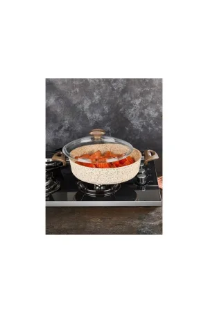 Falez Creamy Granit 28 cm Karnıyarık Tenceresi - CRE 3009