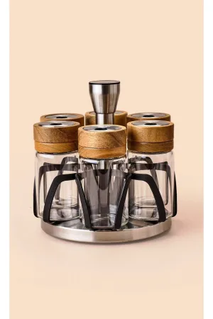Arow Ellery Akasya Serisi Tr-6549 7li Baharat Seti 130 Ml