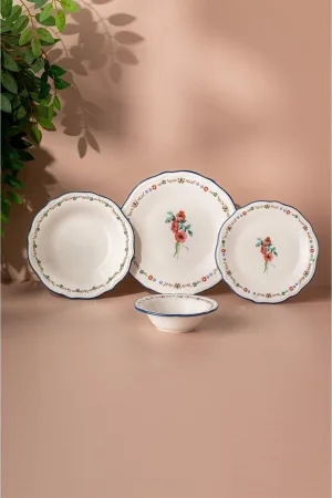 Emsan Rüya Porselen 24 Parça 6 Kişilik Yemek Takımı