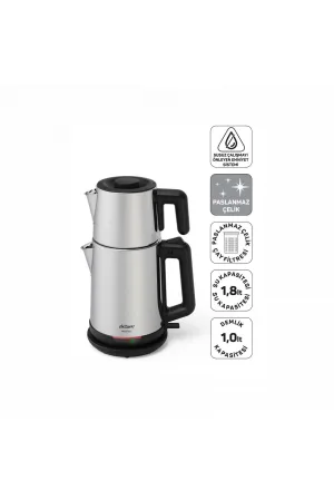 Arzum AR3158 Arzum Neosteel Inox Çay Makinesi