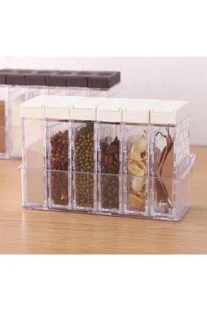 Emhouse Baharat Seti Baharatlık 6 Lı Baharat Saklama