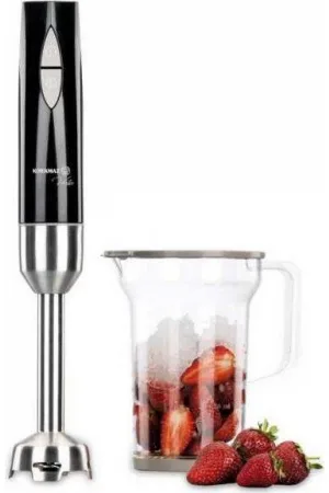 Korkmaz A444 Vertex Duo Çelik Çubuk Blender Siyah