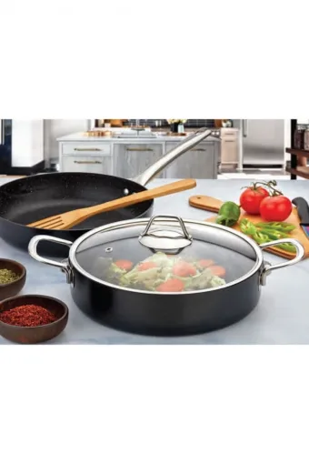 Evimsaray Zest Gusto Granit Basık Tencere 24cm