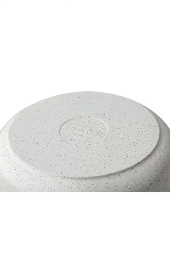 Taç Gravita Döküm Derin Tencere 22 cm Beyaz - TAC-3481