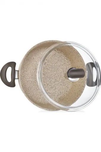 Falez Creamy Granit Karnıyarık Tenceresi Krem