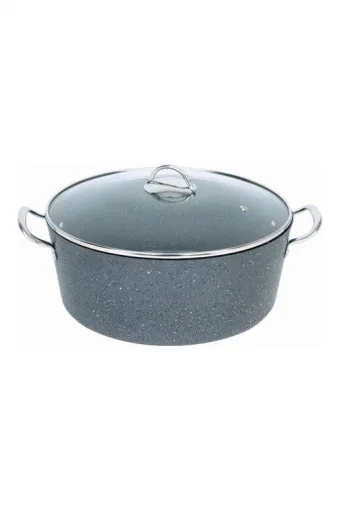 FMS Granit Endüstriyel Derin Tencere 34CM Gri - G1009GRI