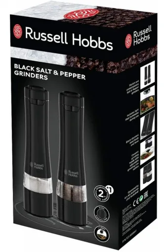 Russell Hobbs Otomatik Tuz ve Biber Öğütücü Değirmenler 28010-56 Siyah